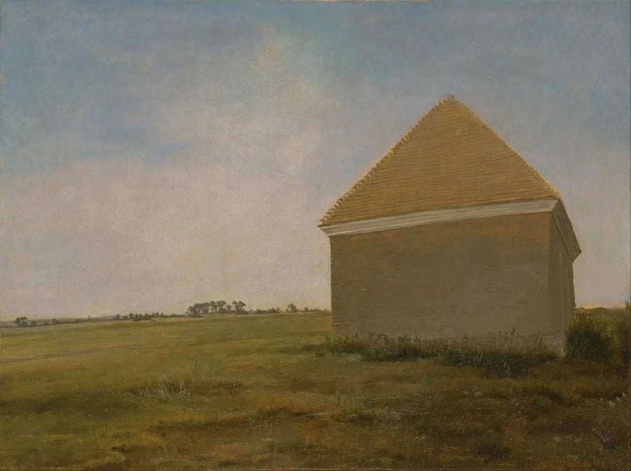 Newmarket Heath, mit den königlichen Ställen bei der Ankunft des Beacon Course - George Stubbs