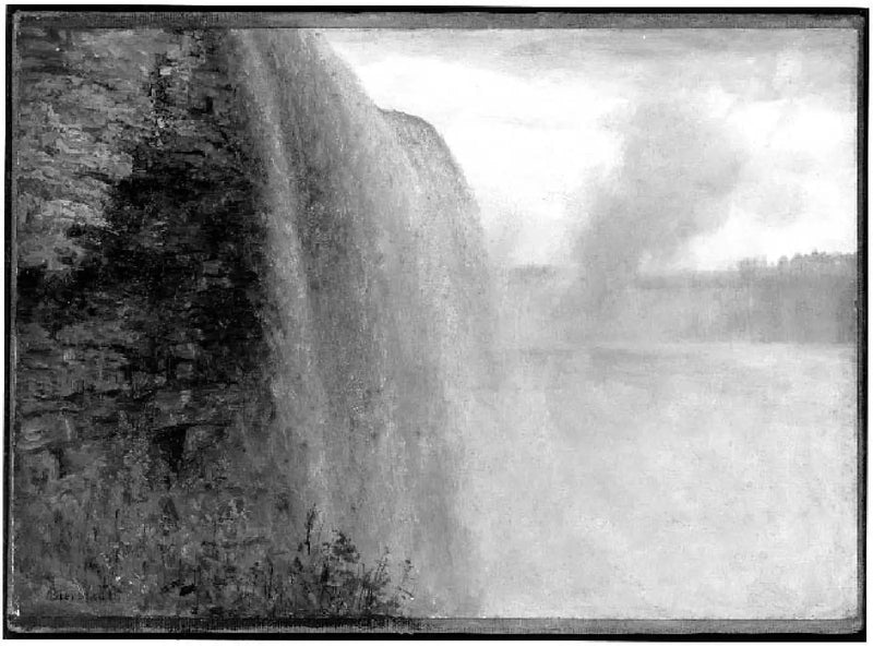 Niagara auf der amerikanischen Seite - Albert Bierstadt