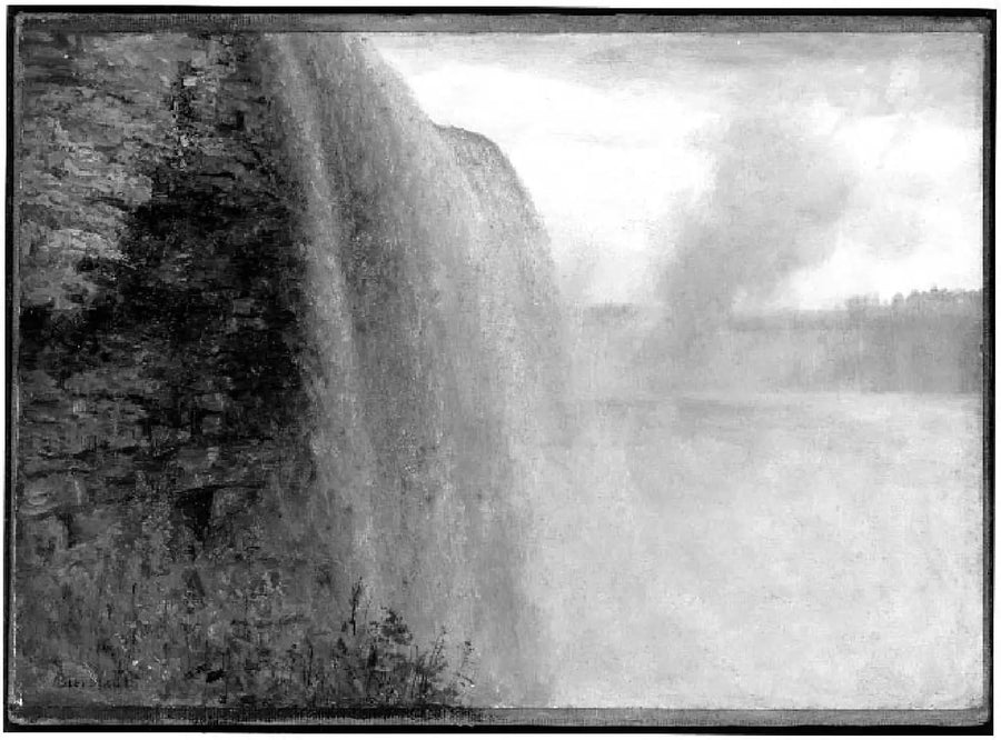 Niagara auf der amerikanischen Seite - Albert Bierstadt