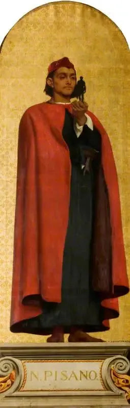 Nicola Pisano (ca. 1220/1225–ca. 1284) (Projekt für ein Mosaik im Victoria and Albert Museum) - Frederic Leighton