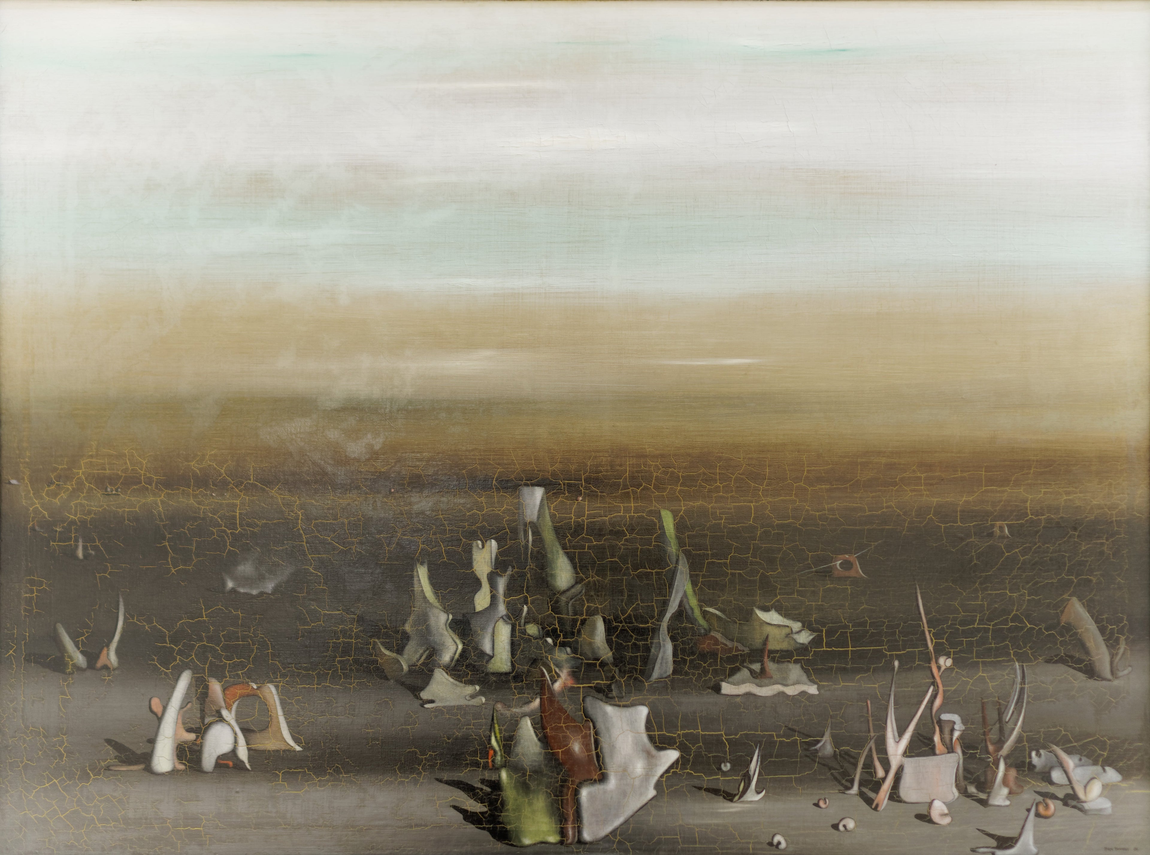 Nid d'amphioxus - Yves Tanguy image 1 reproduction de peinture à l’huile