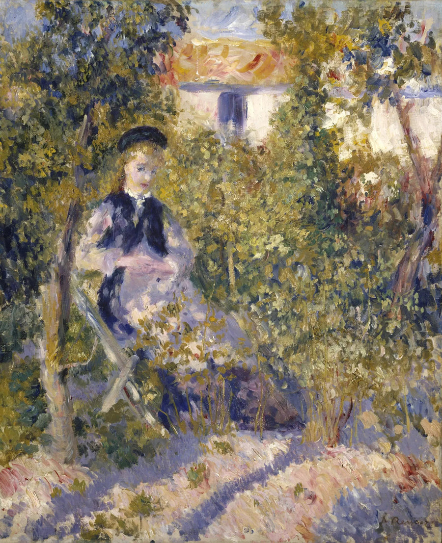 Nini im Garten - Pierre-Auguste Renoir