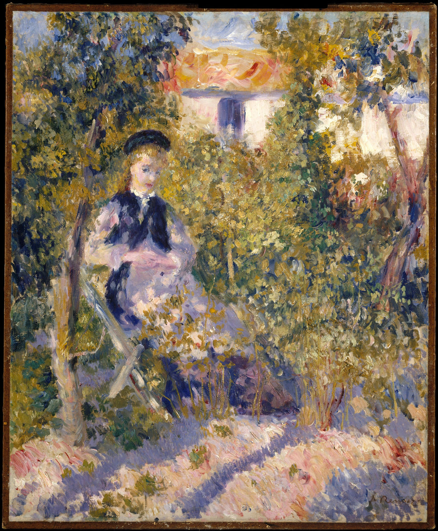 Nini im Garten - Pierre-Auguste Renoir
