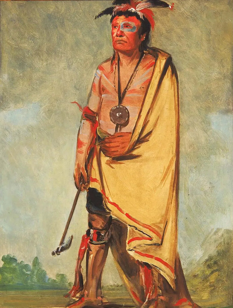 No-ak-chóo-she-kaw, Der, der die Büsche zerbricht - George Catlin