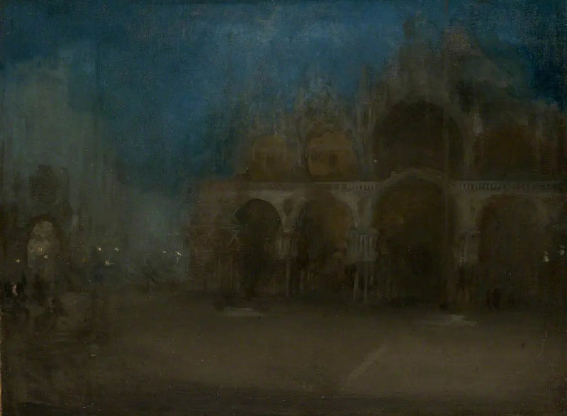 Nachtstück: Blau und Gold, San Marco, Venedig - James Abbott McNeill Whistler