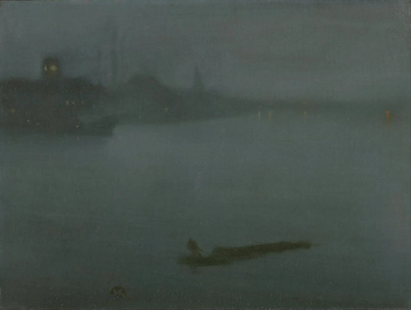 Nachtstück in Blau und Silber - James Abbott McNeill Whistler