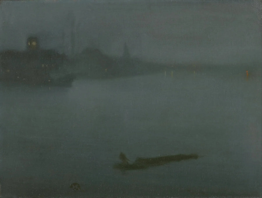 Nachtstück in Blau und Silber - James Abbott McNeill Whistler