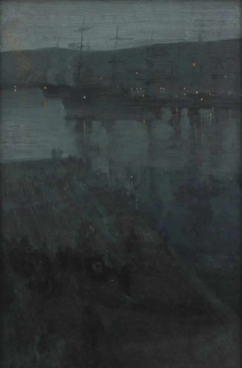 Nachtstück in Blau und Gold: Valparaiso - James Abbott McNeill Whistler