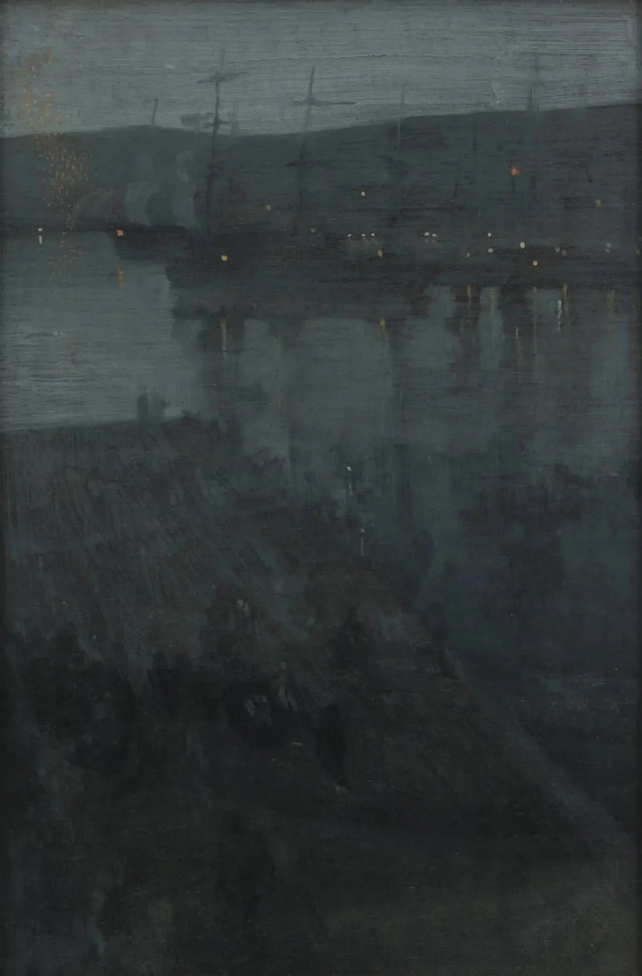 Nachtstück in Blau und Gold: Valparaiso - James Abbott McNeill Whistler
