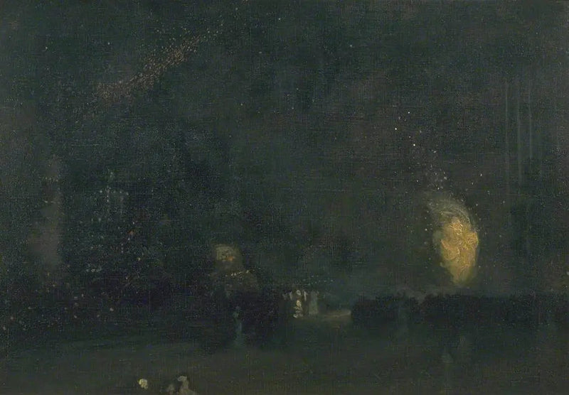 Nachtstück: Schwarz und Gold - Das Rad des Feuers - James Abbott McNeill Whistler