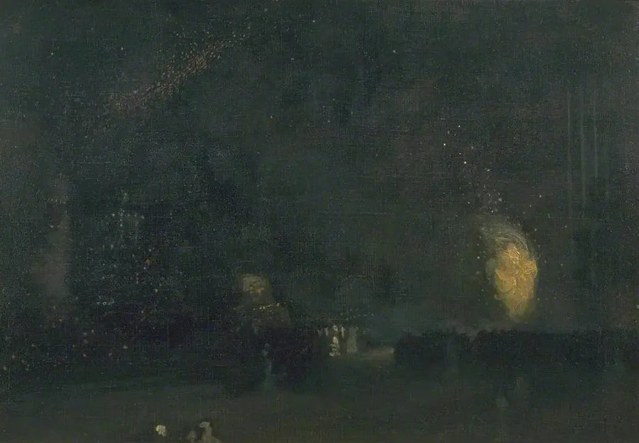Nachtstück: Schwarz und Gold - Das Rad des Feuers - James Abbott McNeill Whistler