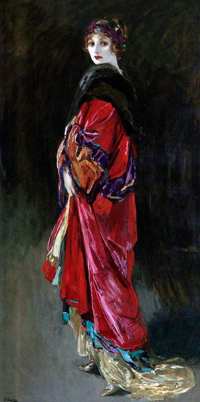 Noisette en rose et or - John Lavery