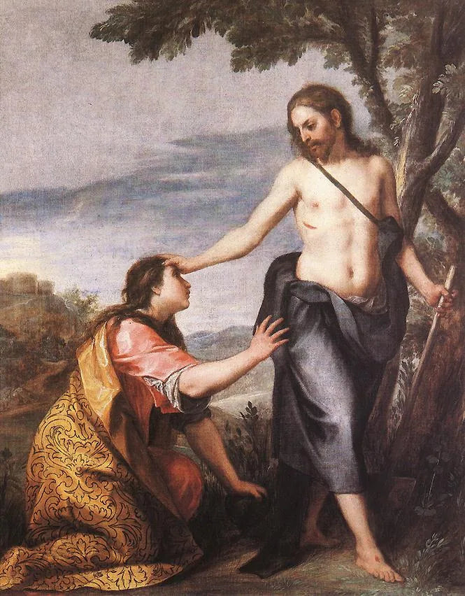 Noli me Tangere (Der Christus, der als Gärtner erscheint, Maria Magdalena) - Alonso Cano