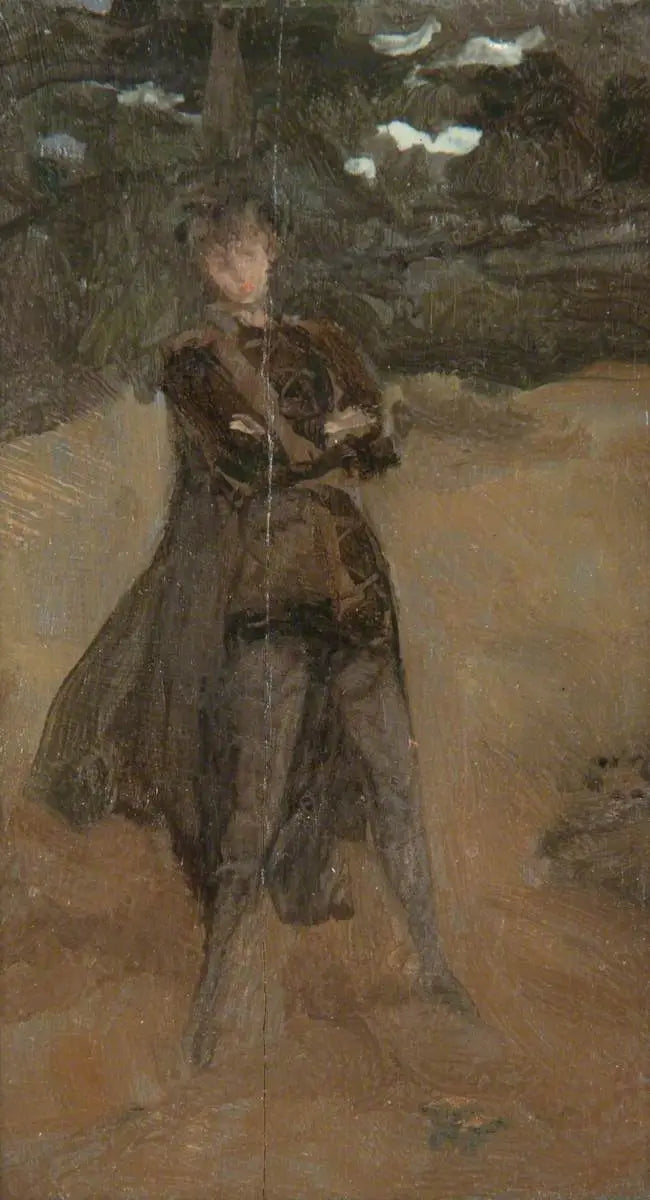 Grüne und braune Note: Orlando in Coombe - James Abbott McNeill Whistler