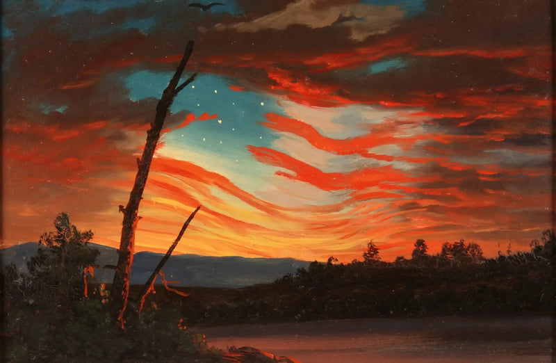 Unsere Banner im Himmel - Frederic Edwin Church