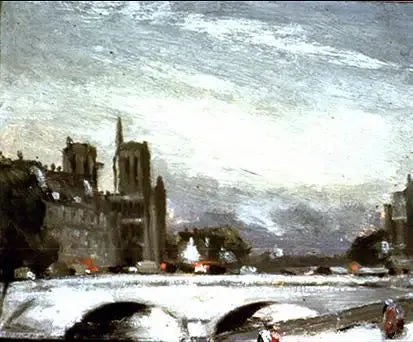 Notre Dame und die Seine - Robert Henri