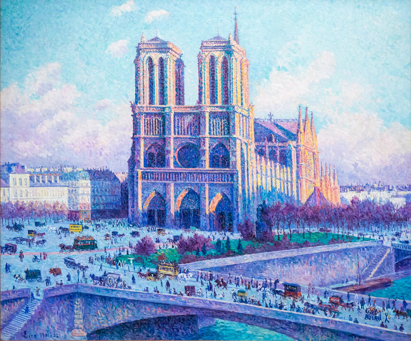 Notre-Dame, Blick vom Quai Saint-Michel - Maximilien Luce