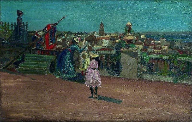 Unser Flagge in Algésiras, Spanien - Charles Conder