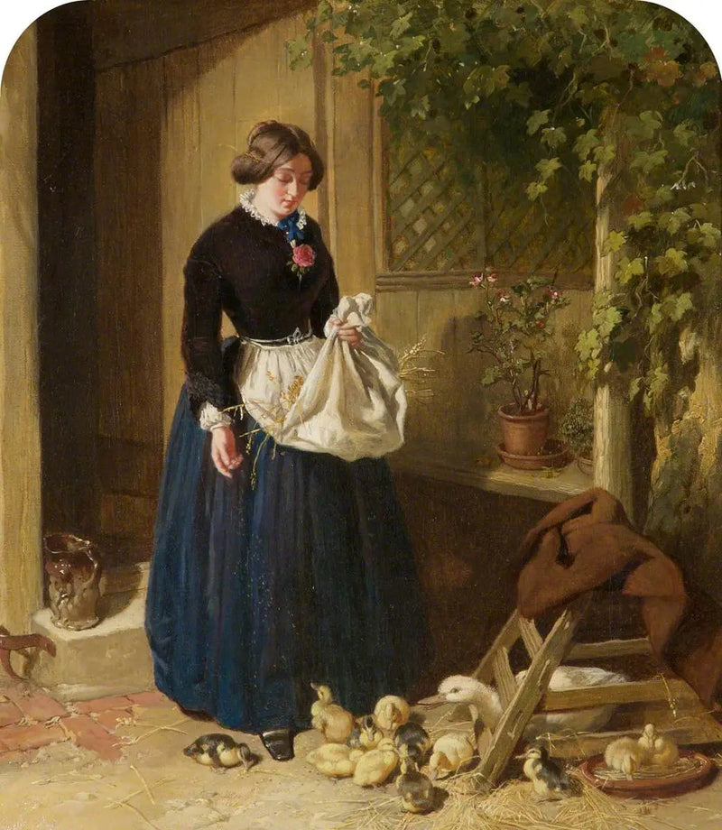 Nourrir die Enten - John Frederick Herring, Sr.