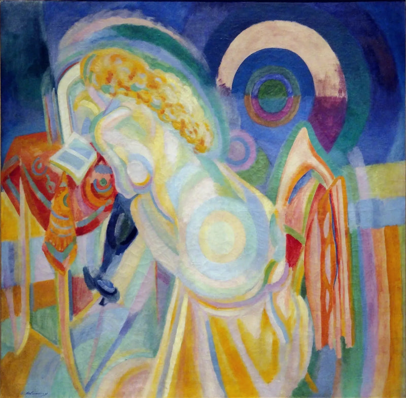 Nackt am Schminktisch - Robert Delaunay