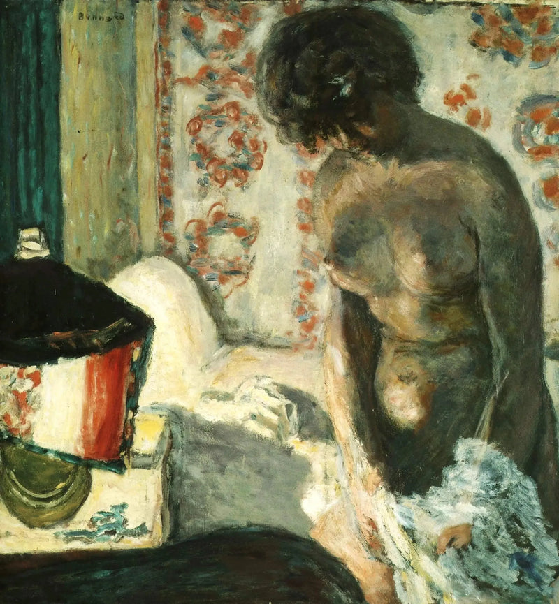 Akt mit Lampe - Pierre Bonnard
