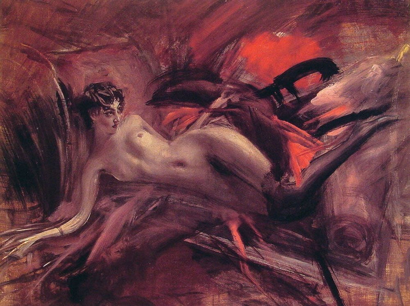 Nu liegend - Giovanni Boldini