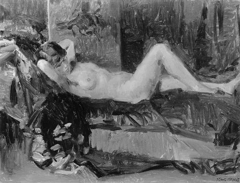 nackt liegend - Isaac Israels