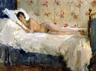 Nu allongé - Isaac Israëls image 1 reproduction réalisée par Alpha Reproduction
