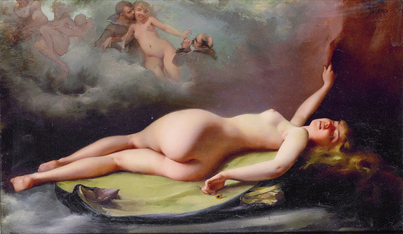 Nu liegend - Luis Ricardo Falero