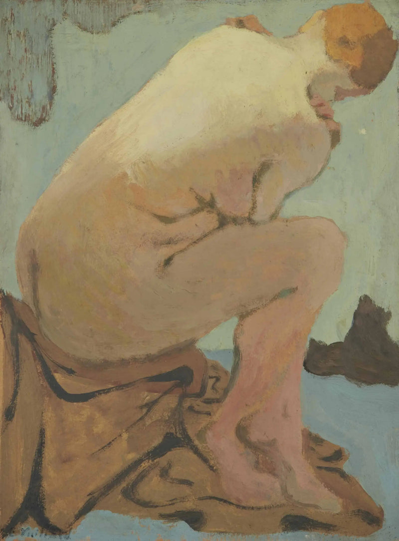Nu sitzend - Édouard Vuillard