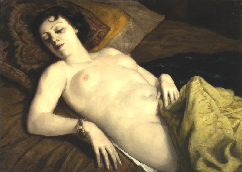 Nu couche au bracelet - Émile Bernard