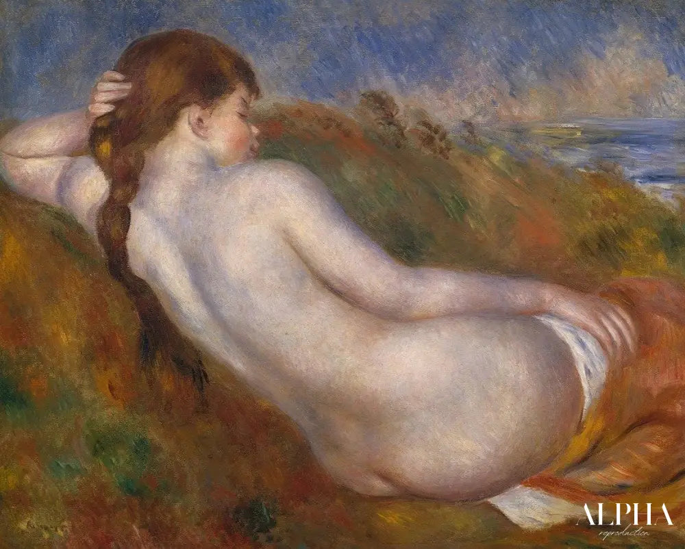 Nu couché dans un paysage - Pierre-Auguste Renoir - Reproductions de tableaux et peintures haut de gamme