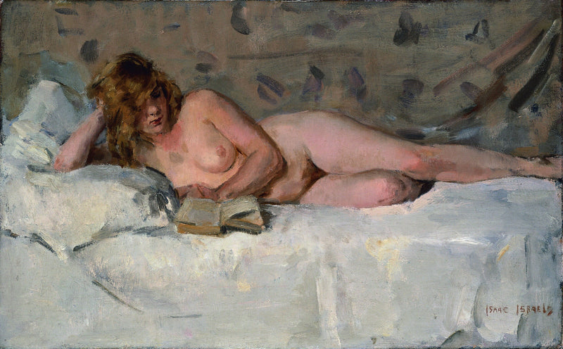 Liegender Akt (Sjaantje van Ingen) - Isaac Israels