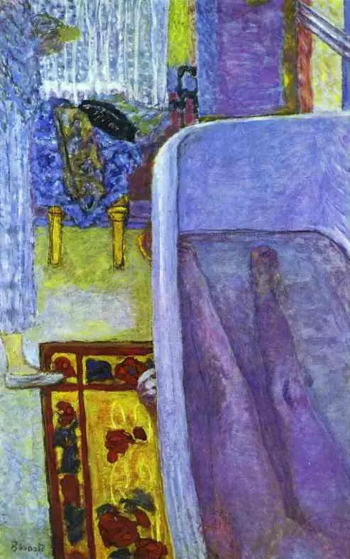 Nackt in der Badewanne - Pierre Bonnard