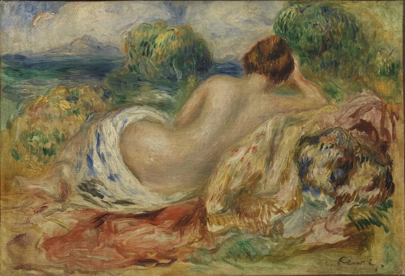 Nackt in einer Landschaft - Pierre-Auguste Renoir