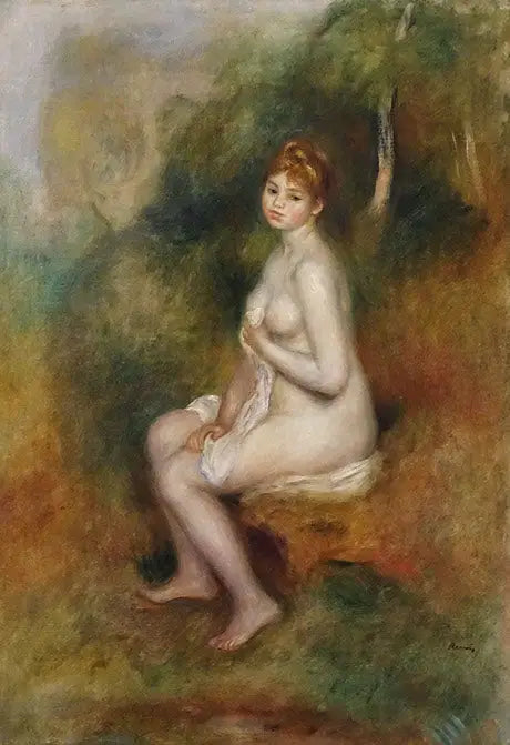 Nackt in einer Landschaft - Pierre-Auguste Renoir