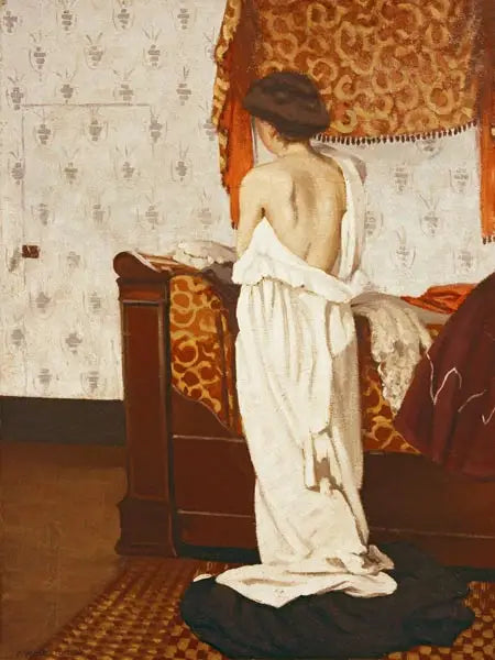 Nu de dos dans un intérieur - Félix Vallotton