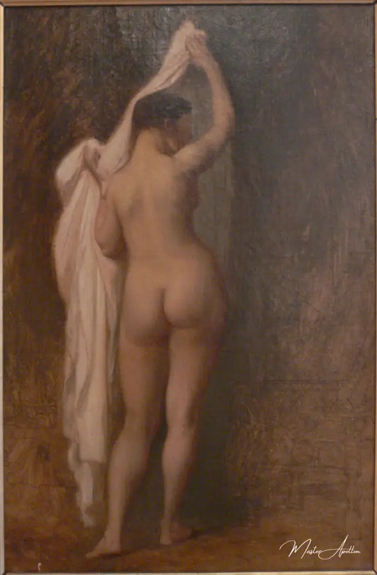 Nu de dos - Jean-Léon Gérôme - Reproductions de tableaux et peintures haut de gamme