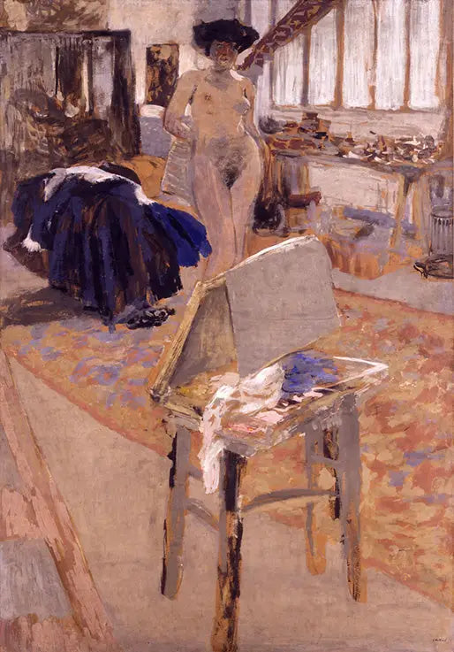Nu stehend im Atelier - Édouard Vuillard