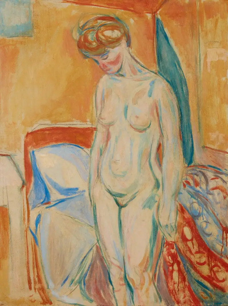 Stehender Akt - Edvard Munch
