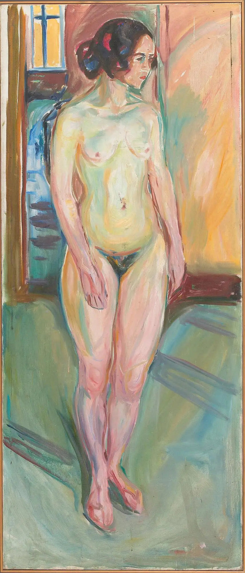 Stehender Akt: Mittag - Edvard Munch