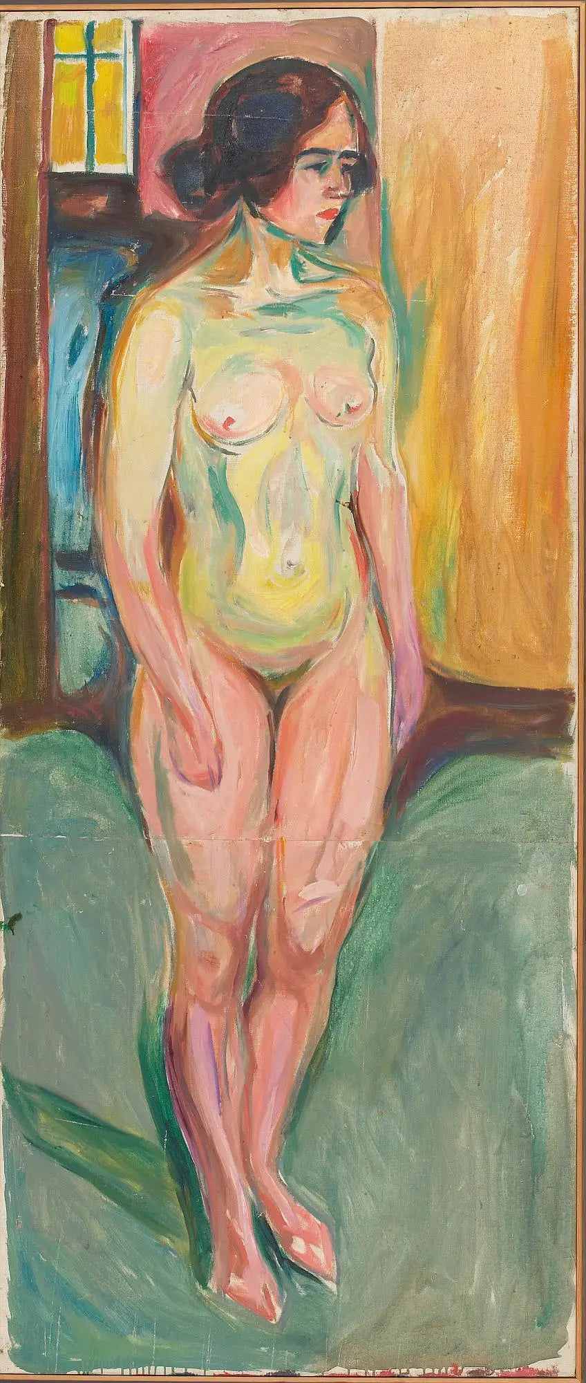 Stehender Akt: Mittag - Edvard Munch