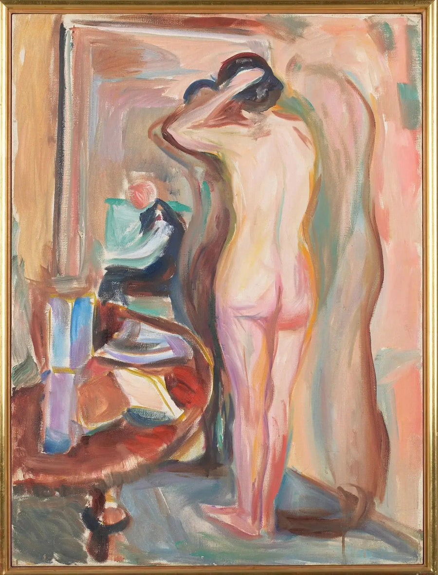 Nu vor dem Spiegel - Edvard Munch