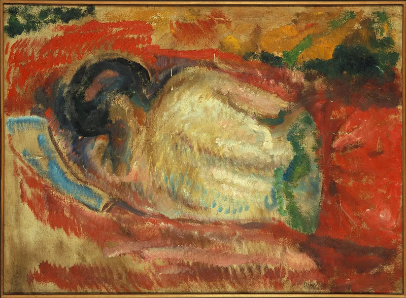 Weiblicher Akt von hinten - Edvard Munch