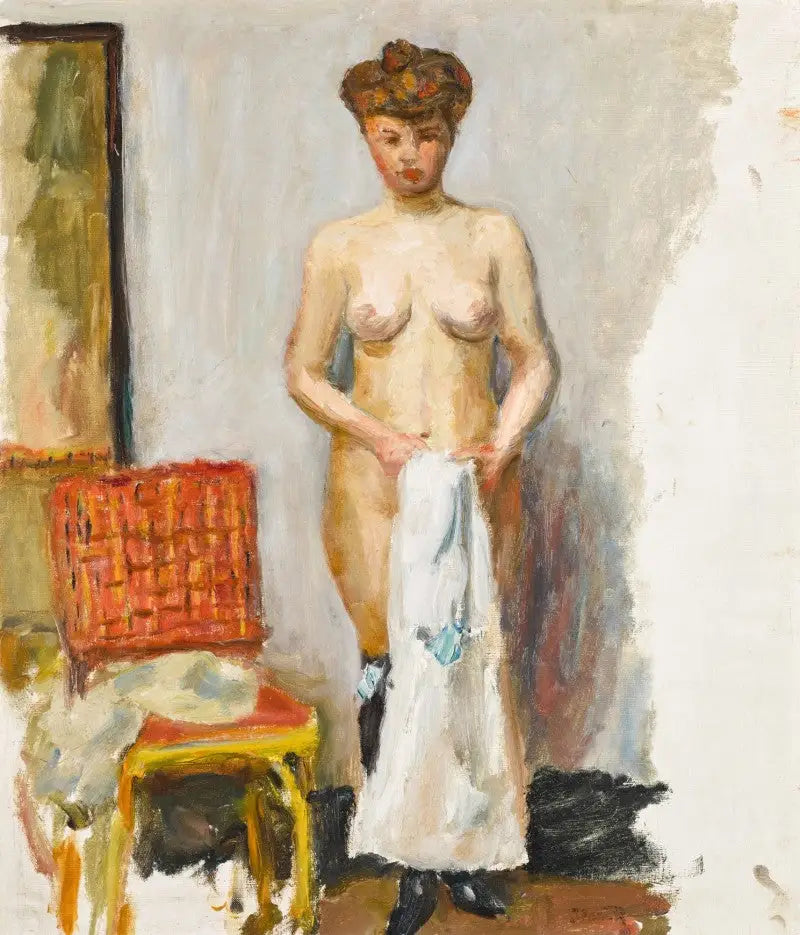 Akt. Der rote Stuhl - Pierre Bonnard