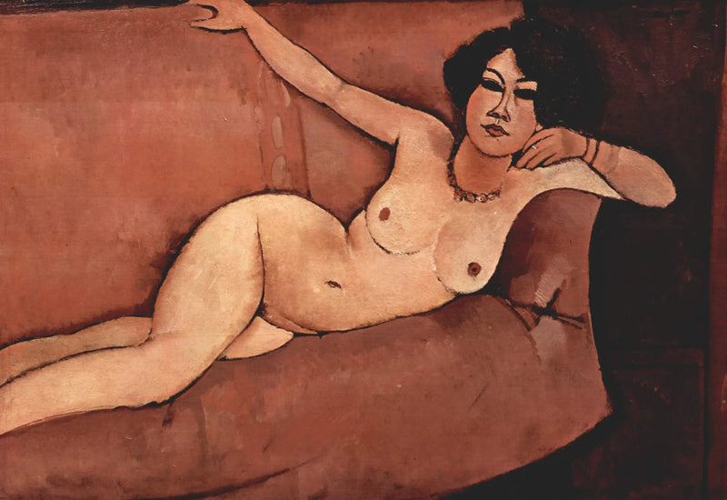 Jetzt auf der Couch - Amedeo Modigliani