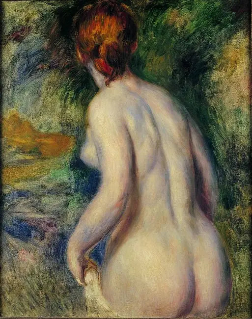 Nackt von hinten - Pierre-Auguste Renoir