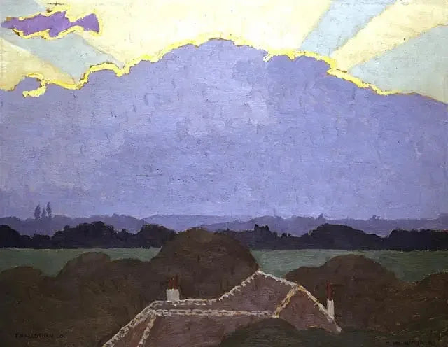 Nuage à Romanel - Félix Vallotton image 1 reproduction artisanale de tableau