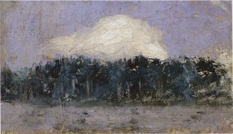 Weißer Wolke über dem Wald - Édouard Vuillard