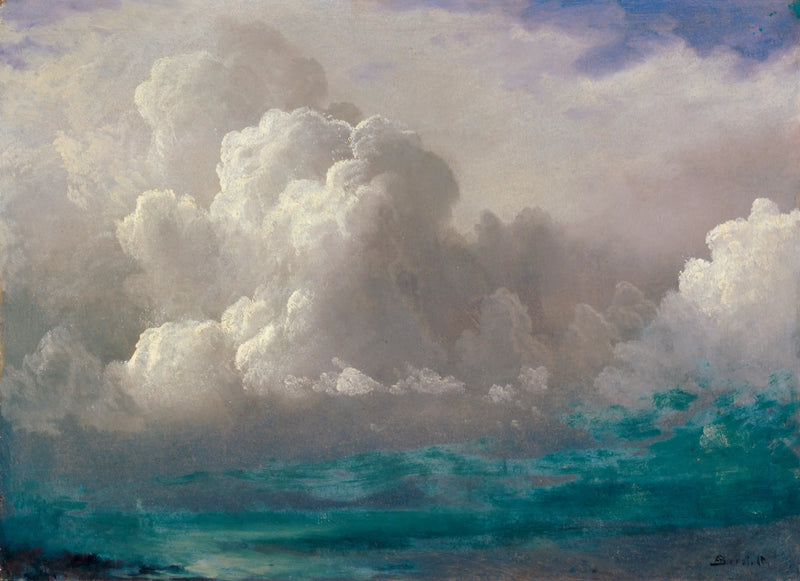 Gewitterwolken - Albert Bierstadt